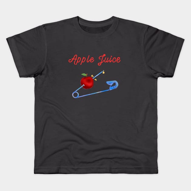 apple juice Kids T-Shirt by Wirrr4U